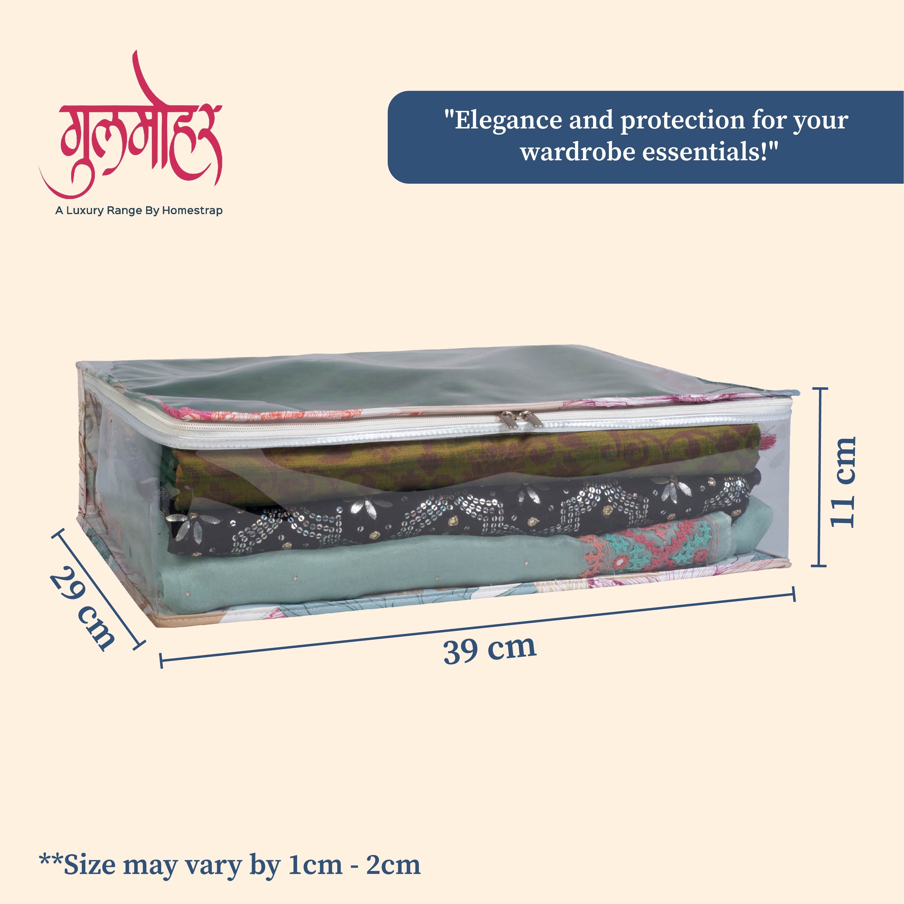 Gulmohar  Clothes Cover Organizer