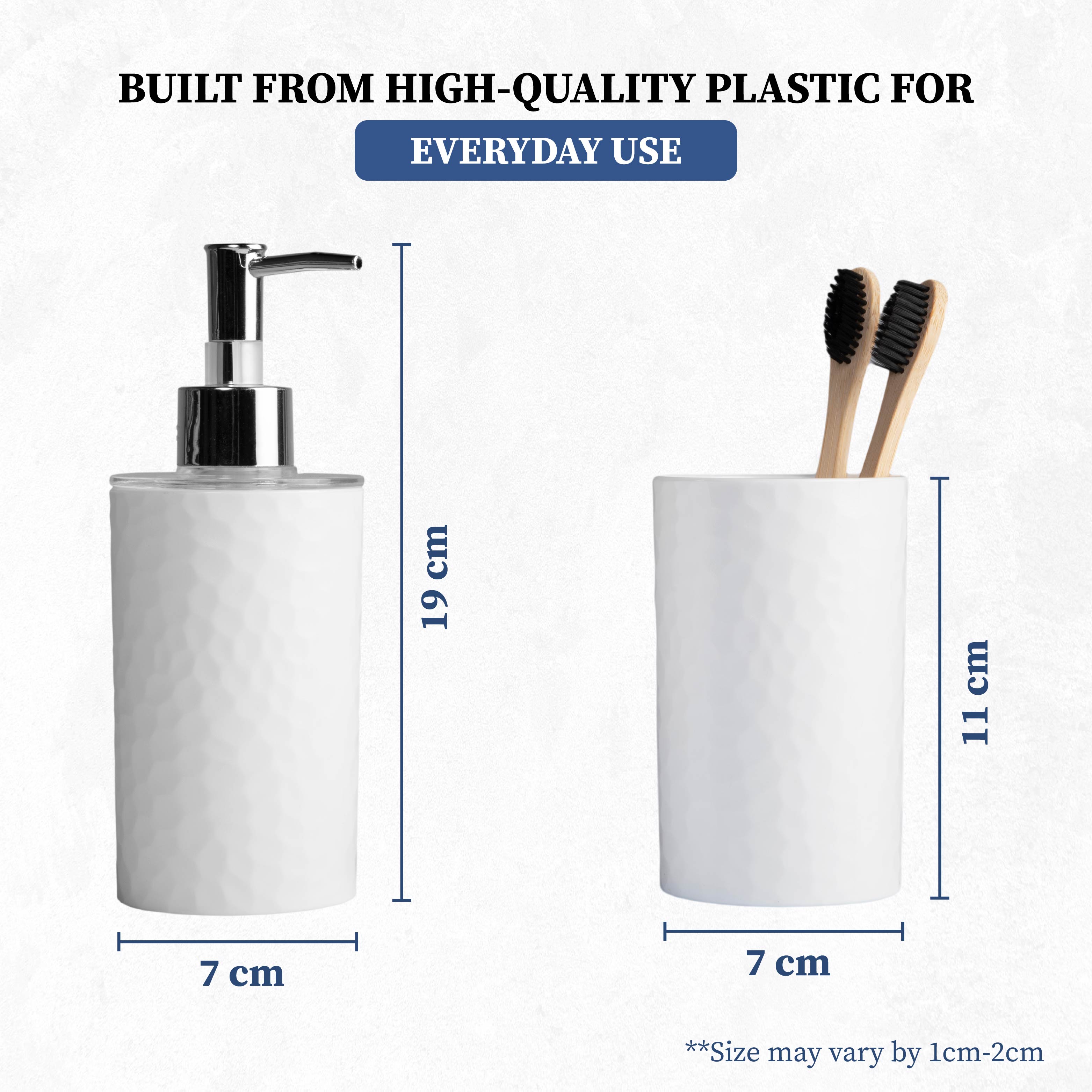 Homestrap Soap Dispenser and Tumbler Set