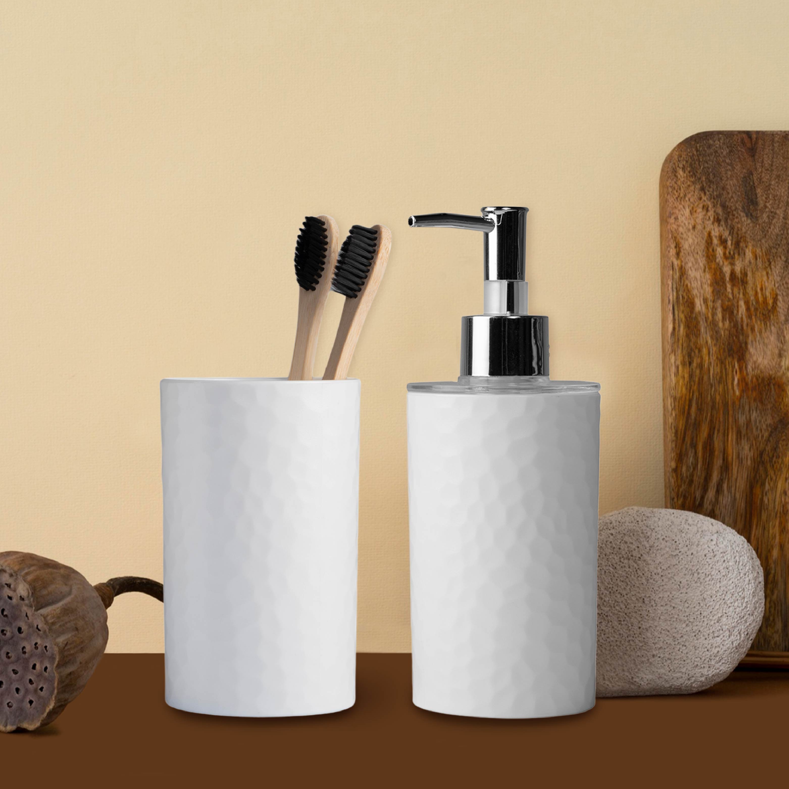 Homestrap Soap Dispenser and Tumbler Set