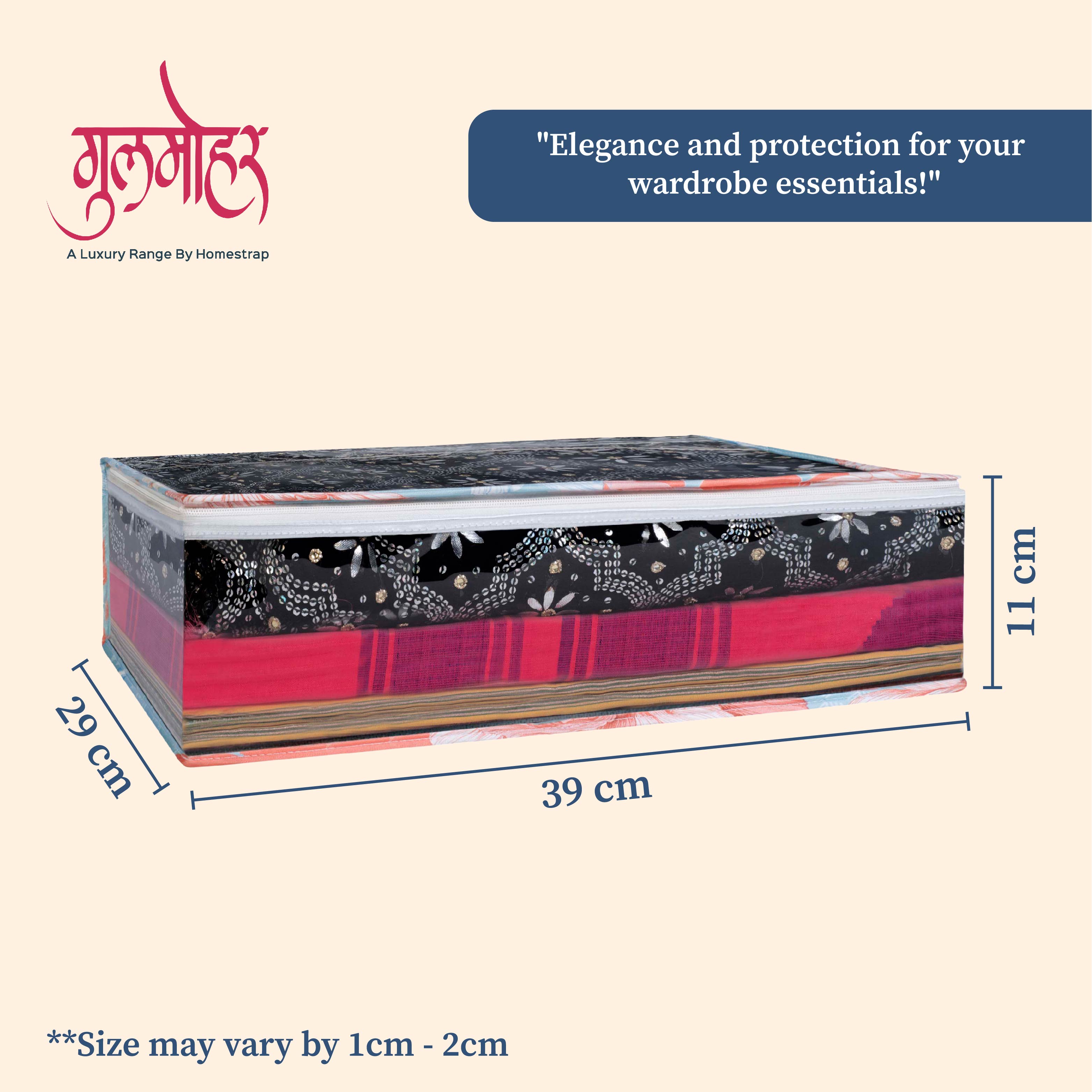 Gulmohar  Clothes Cover Organizer