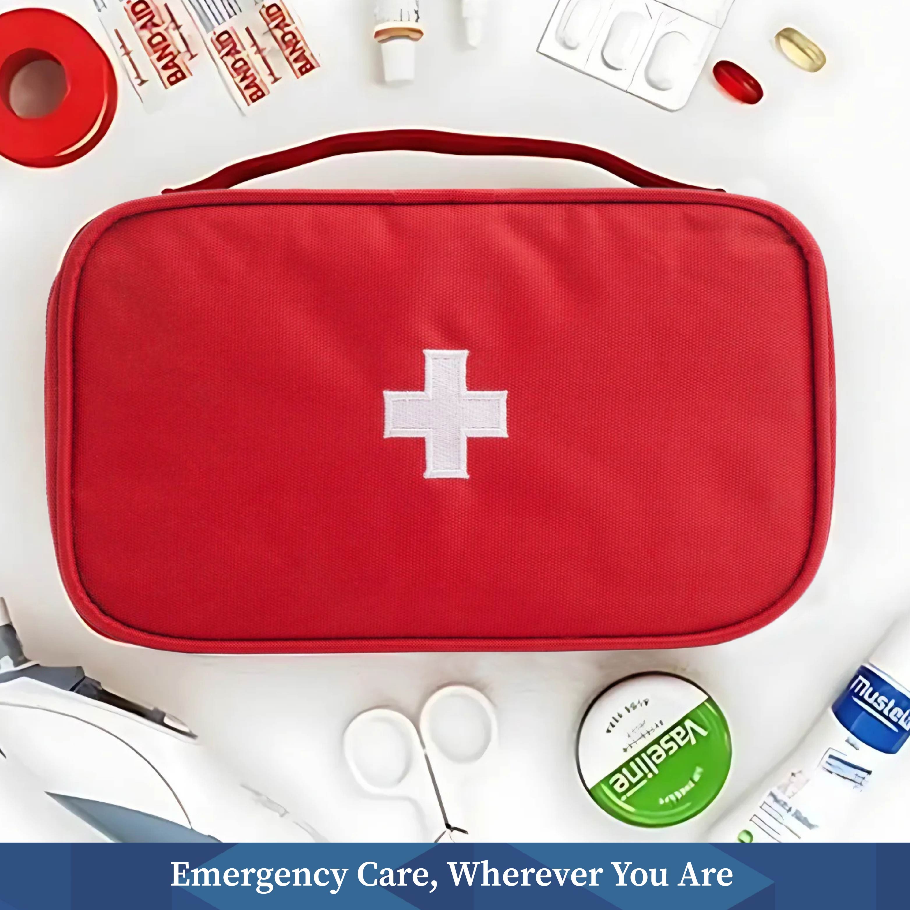 First Aid Organizer Bag (Medicines are not included)