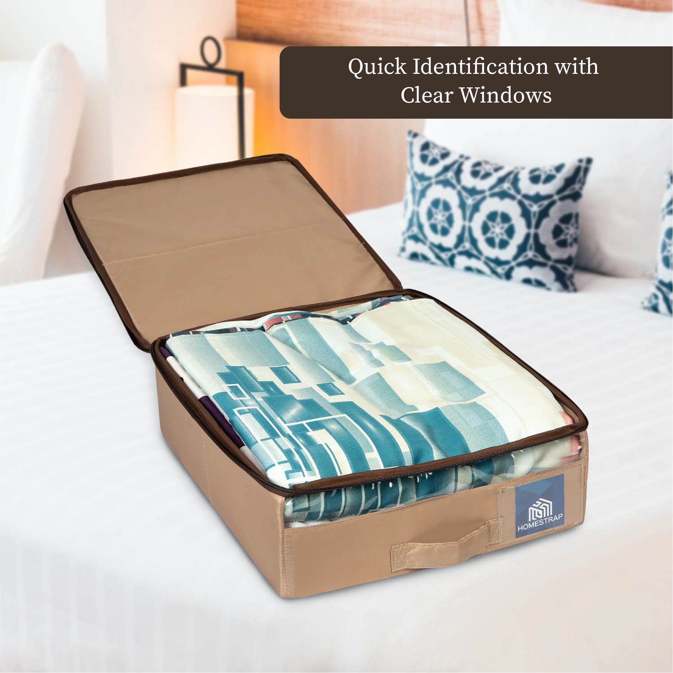 Foldable Nylon Bedsheet Organizer