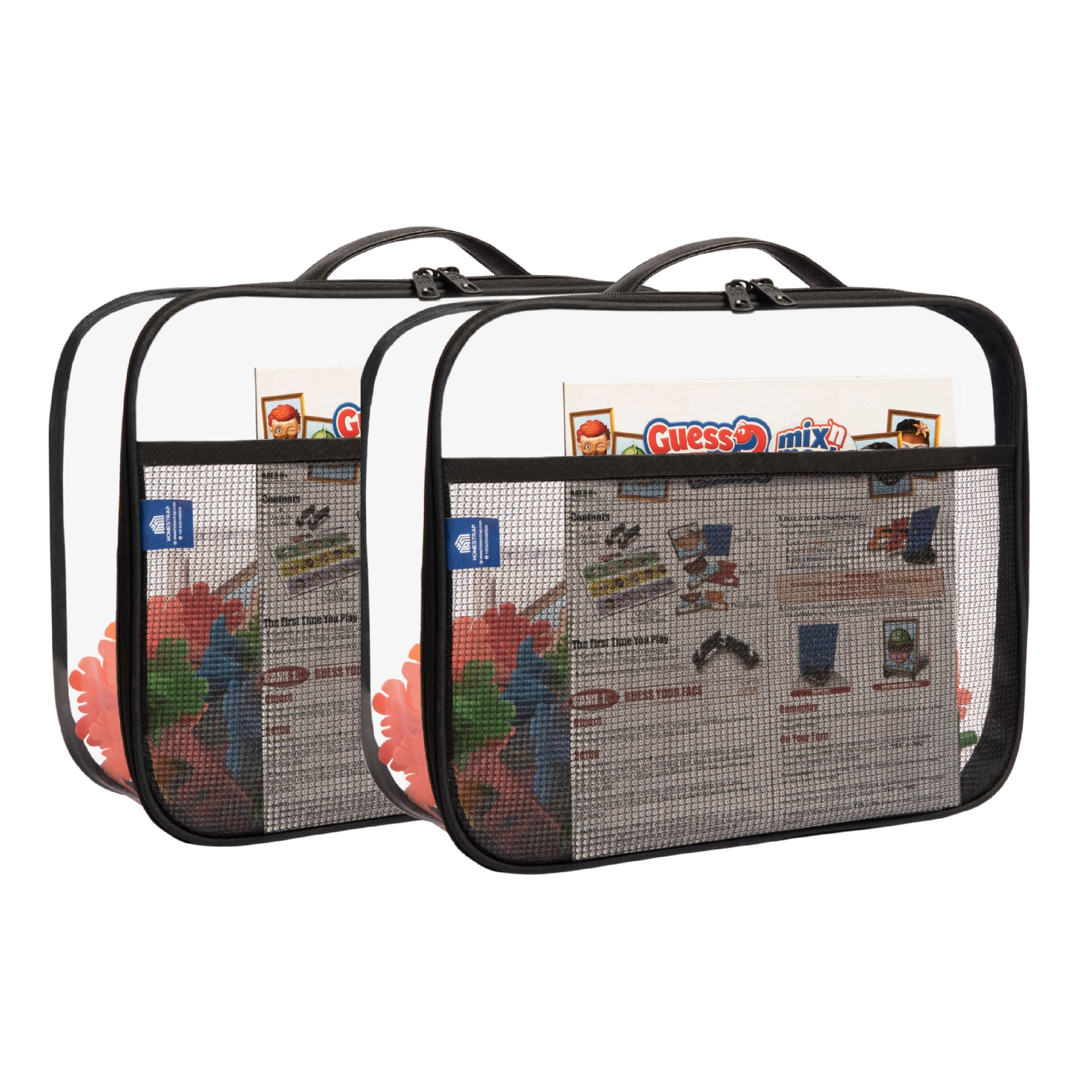 Multi purpose Transparent Toy and Board Game Storage Bags