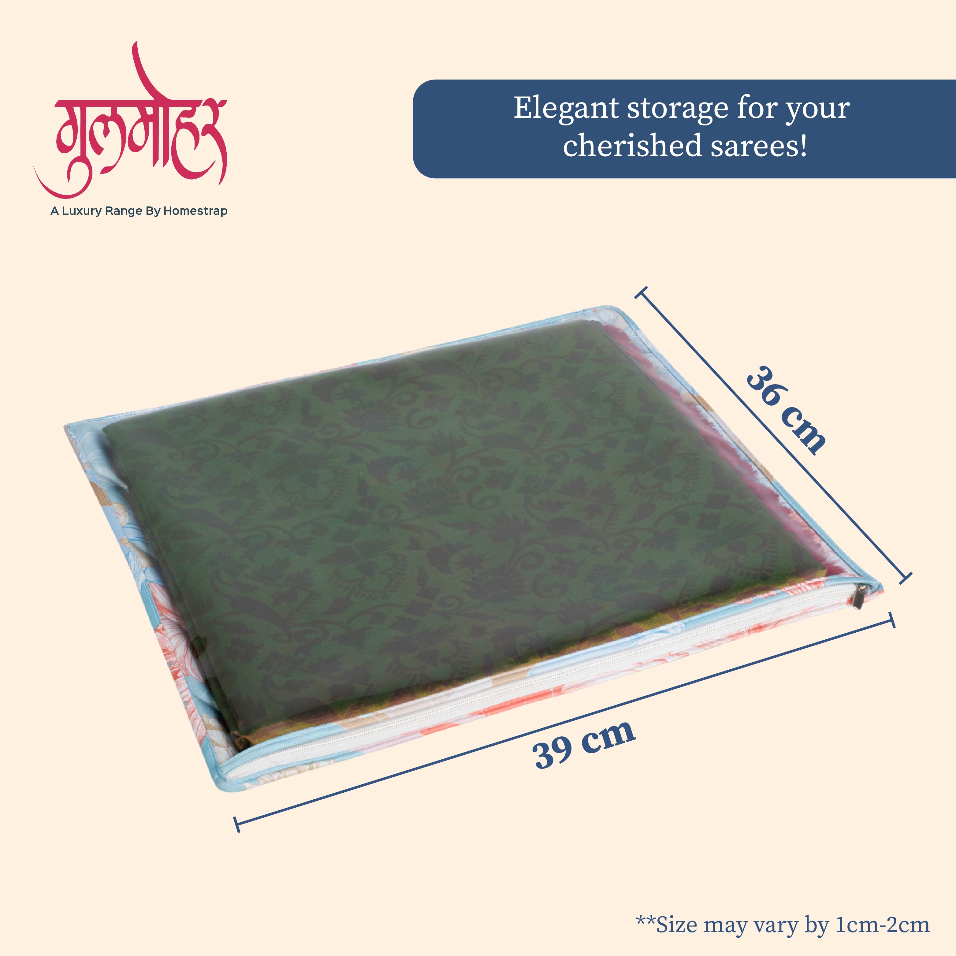 Gulmohar Saree Cover Organizer