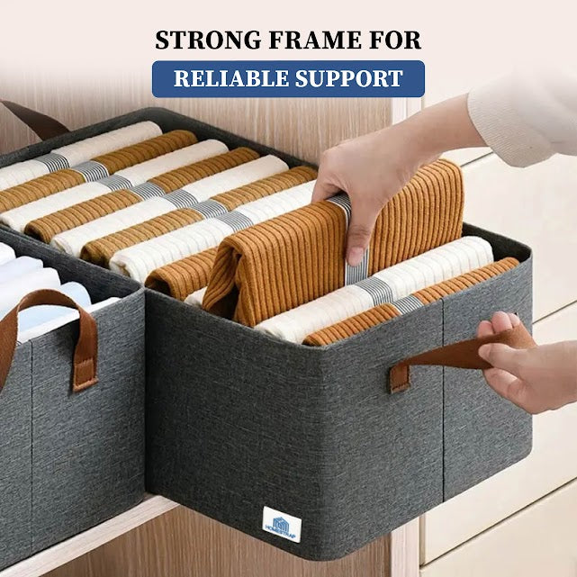 Multipurpose Foldable Storage Basket with Iron Stand