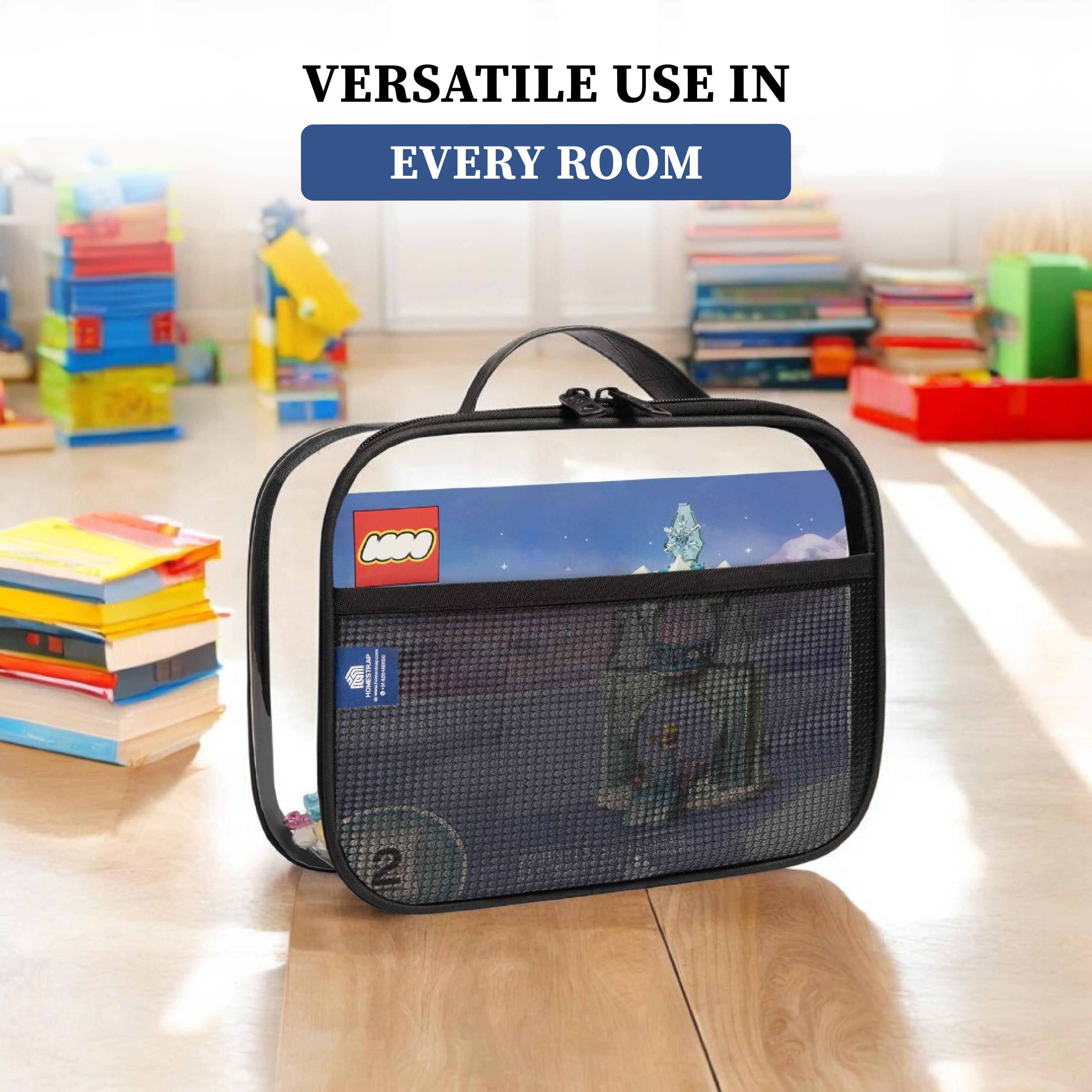 Multi purpose Transparent Toy and Board Game Storage Bags